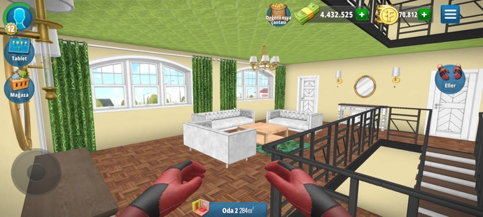 House Flipper oyununda yaptığım ”Saray” bitti. Nasıl olmuş?