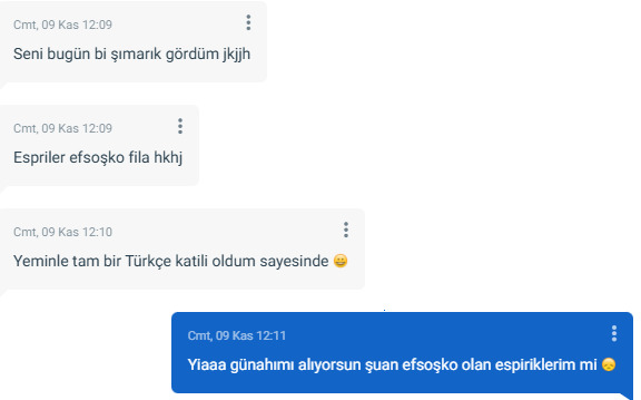 Esprik yapma yönünüz Efsoşko olarak tanımlanacak kadar güçlü müdür?