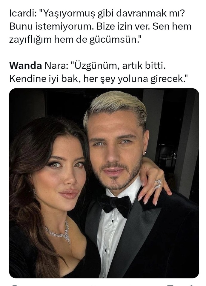 Wanda Nara gibi sevildiniz mi?
