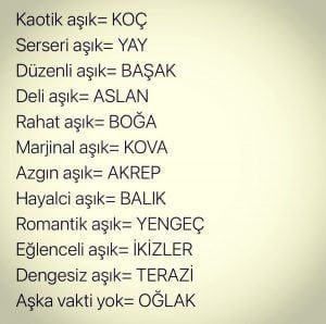 Burçlar nasıl aşk yaşarmış ?