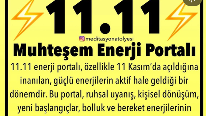 Yarın 11-11, saat 11:11 de kime mesaj atacaksın 😄?