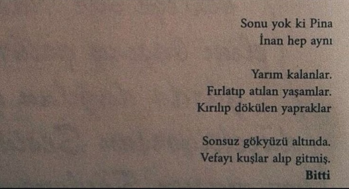 Sonu olmadığını bile bile sevdiniz mi?