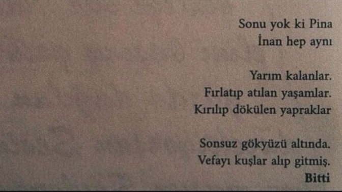 Sonu olmadığını bile bile sevdiniz mi?