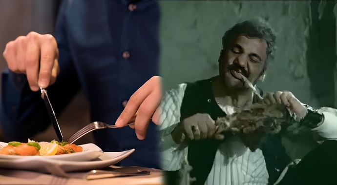 Yemeği kibar mı yersiniz yoksa Allah ne verdiyse mi?
