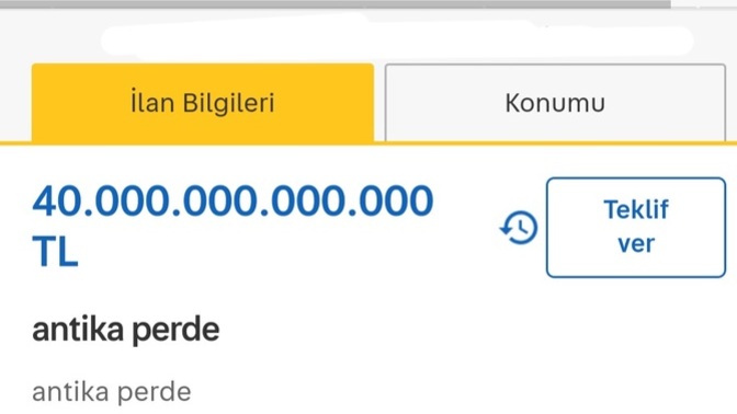 Antika perde fiyatları zengin edecek noktalara gelmiş, sizde var mı?