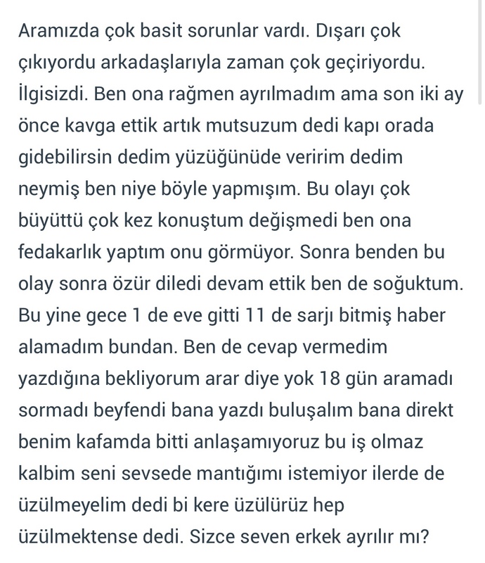 Seven erkek bu sebeplerle ayrılır mı?