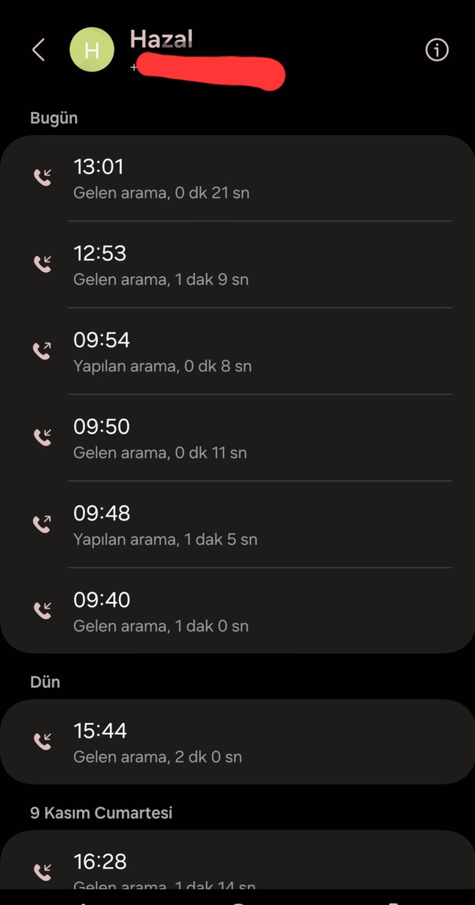 Sizin de gün için de defalar ca arayan arkadaşınız var mı?