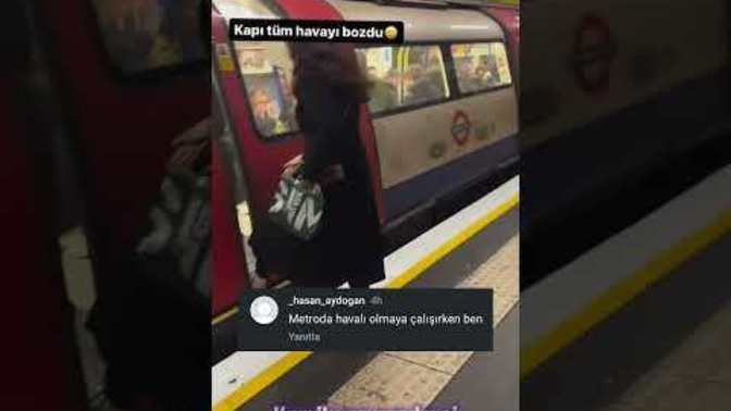 Metroya havalı binme girişiminde bulunan birine nasıl tepki verirsiniz?