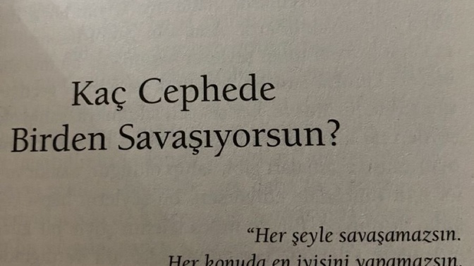 Her konuda en iyisini yapmaya çalışır mısınız?