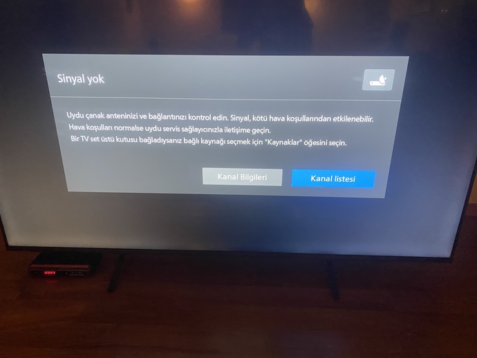 Televizyonda beyaz ışık normal mi?