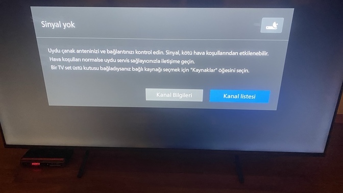Televizyonda beyaz ışık normal mi?