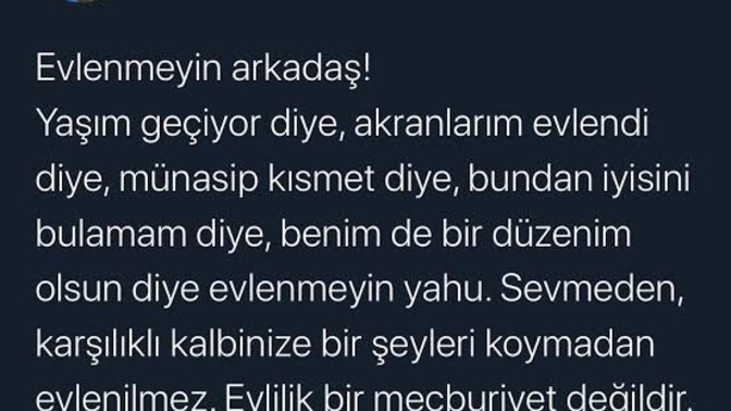 Yaşınız geçiyor diye evlilik yapar mısınız?
