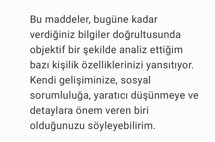Bir insandan değil de Yapay Zekadan sizi analiz etmesini istediniz mi veya ister miydiniz?