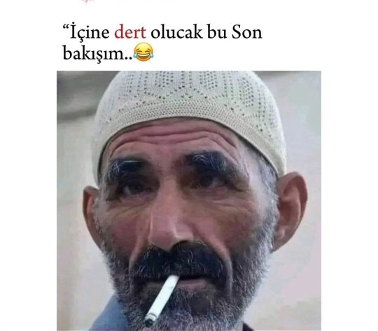 Bu bakışı kime atadın?