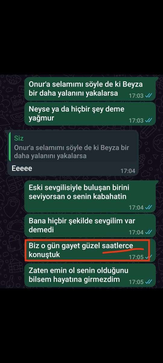 Bı kız bi erkek saatlerce ne konuşuyor olabilir?