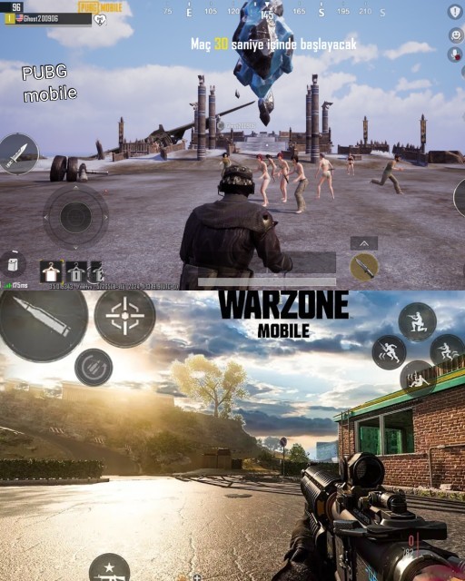Call Of Duty Warzone Mobile mı PUBG Mobile mı hangi Oyun daha kaliteli Başarılı sizce?