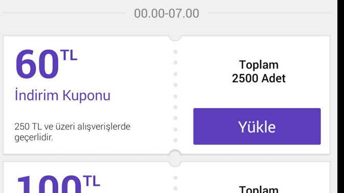 Alışveriş sitelerinde büyük indirimli kuponlar kazandığınız oldu mu?