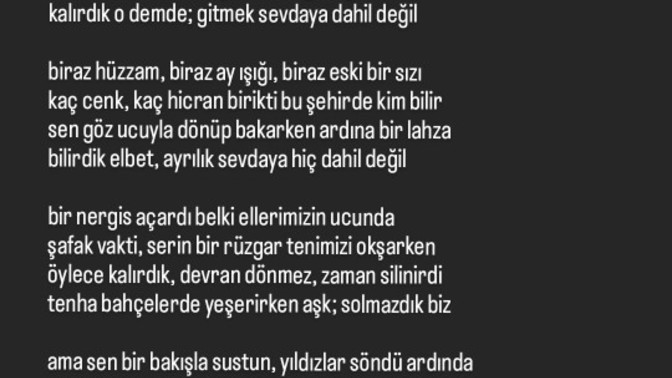 Bir şiir paylaş?
