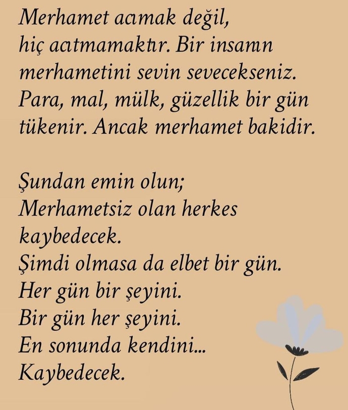 Merhametinizin bir sınırı var mı? Merhametli birisi misiniz?