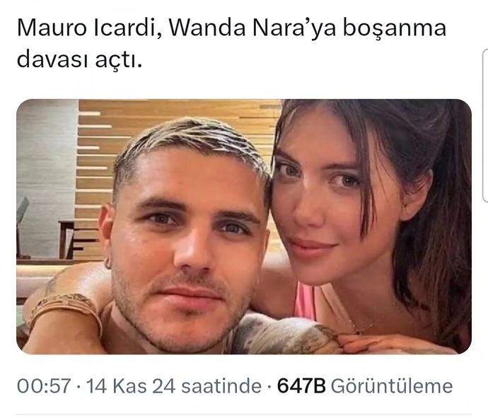 İcardi ve Wanda nara boşanıyor, sizce biraz erken olmadı mı?