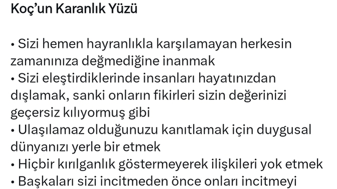 Burcunuza göre karanlık yüzünüzü öğrenmek ister misiniz?