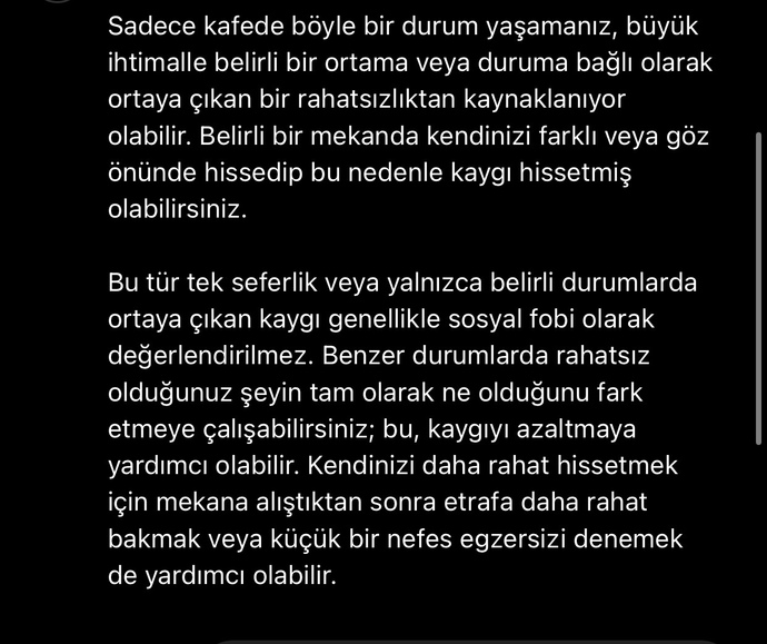 Bu yaşadığım şey sosyal anksiyete mi?