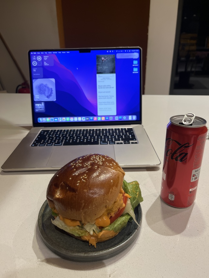 Gece gece kime hamburger yapayım?