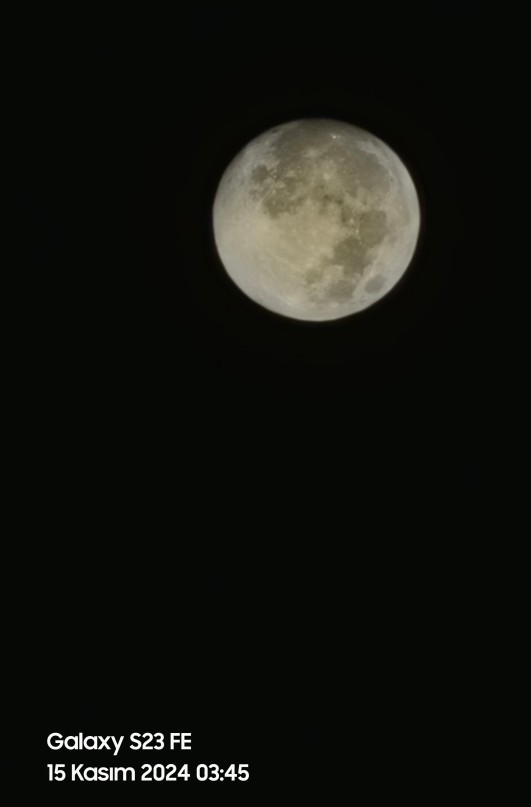 Telefonunuzla Hiç Ay Fotoğrafı Çektiniz mi Kaç X Zoom kadar desteği var?