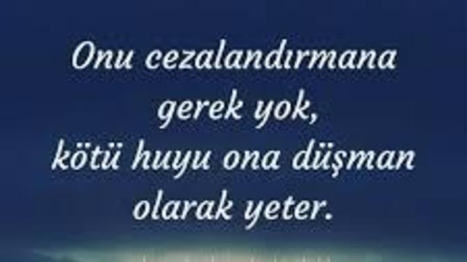 “Bir insanın kendine yaptığını, cümle alem toplansa yapamaz" sözüne katılıyor musunuz?