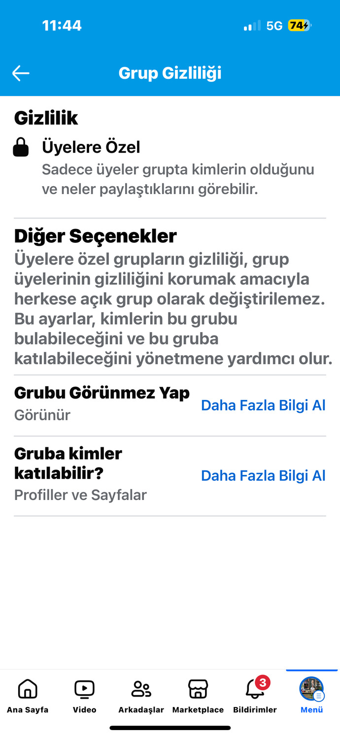 selam grupp herkeze acik yapmak istiyorum olmyor nasil yaparim halka acik grupp