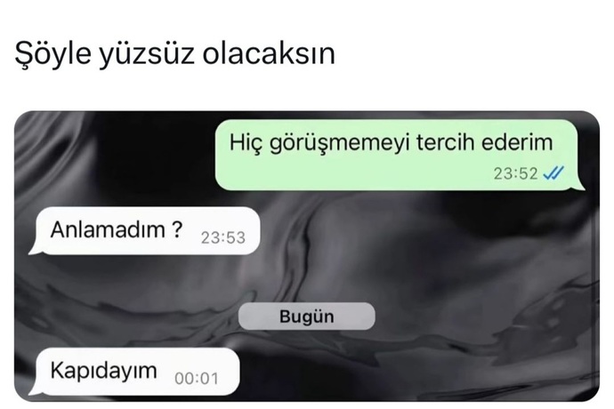 İlişkide yaşanan tartışma sonrası bir şeyleri düzeltmek için çabalar mısınız?