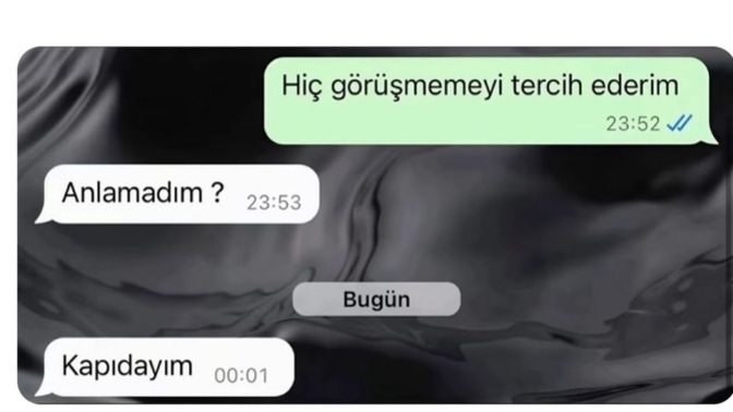 İlişkide yaşanan tartışma sonrası bir şeyleri düzeltmek için çabalar mısınız?