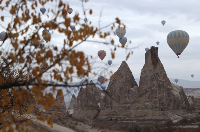 Kapadokyadan sonbahar manzaraları! 🍁 Kapadokya turuna katılacak olsan kimle gitmek isterdin?