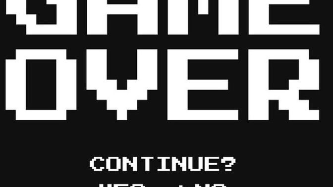 En son hangi oyunda "Game Over" yazısını gördünüz?