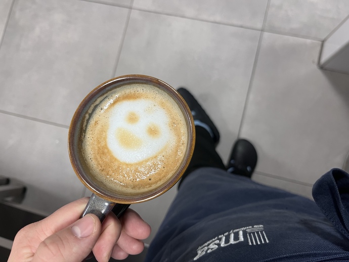 Latte art yaptım nasıl olmuş sizce?