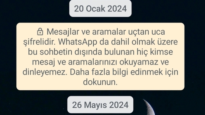 WhatsApp'da böyle tarih çıkmasının sebebi nedir?