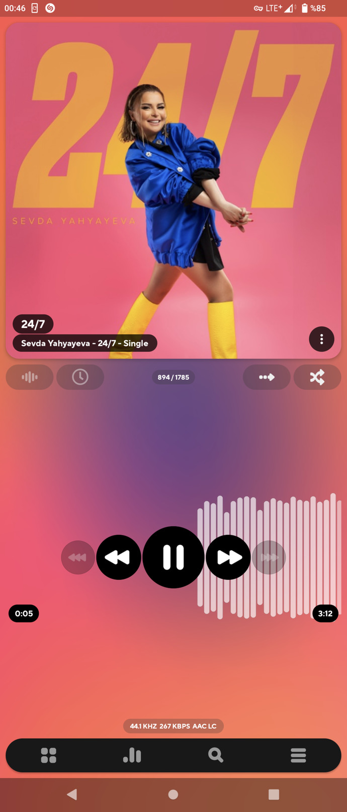 Müzik listenizde kaç şarkı var benim 2350?