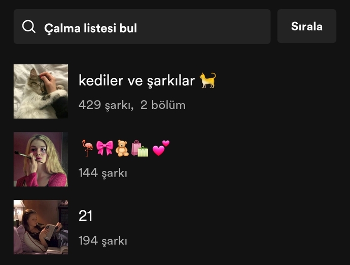 Müzik listenizde kaç şarkı var benim 2350?