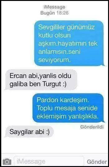 Hiç yanlışlıkla yanlış kişiye mesaj gönderdiniz mi?