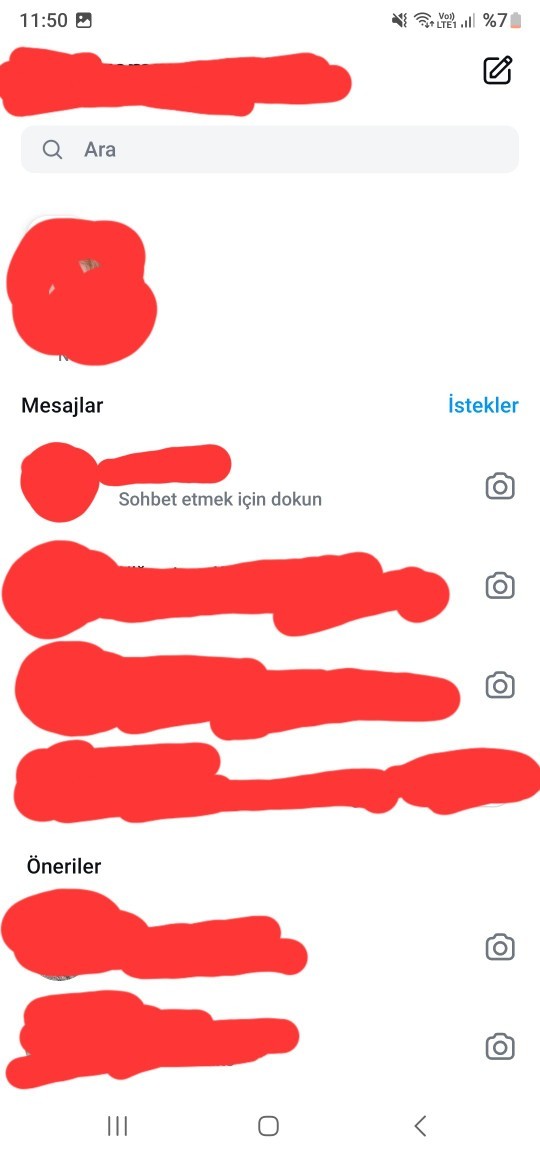 Instagram mesaj yazıp silme meselesini anlama?