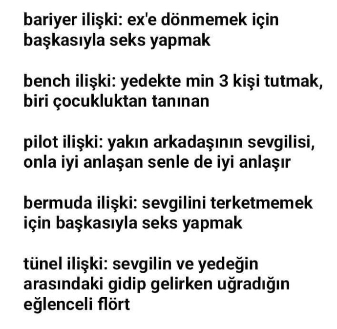 Siz bu ilişki türleri hakkında ne düşünüyorsunuz?