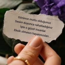 Yanında olsam kendimi iyi hissederim dediğiniz birisi var mı?