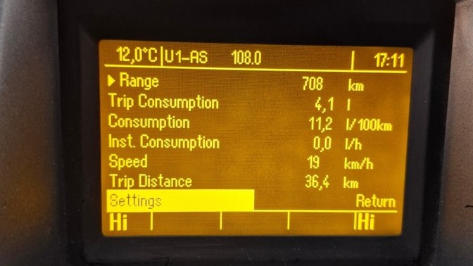 Arabanız da Yol Bilgisayar ekranı var mı?