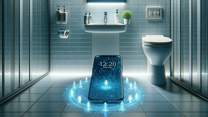 Telefonla tuvalete girer misiniz?