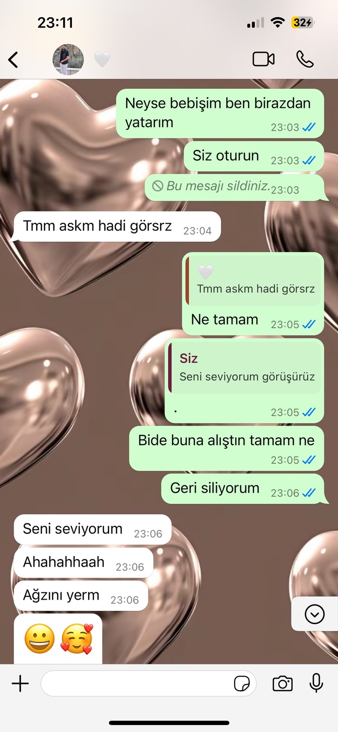Arkadaşlar sizce boş yere mi trip atıyorum?