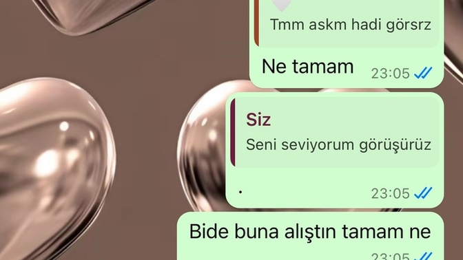 Arkadaşlar sizce boş yere mi trip atıyorum?