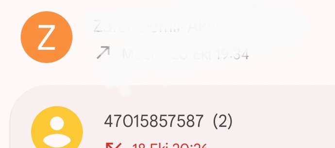 Bu numara nereye ait olabilir veya uygulama araması mıdır?