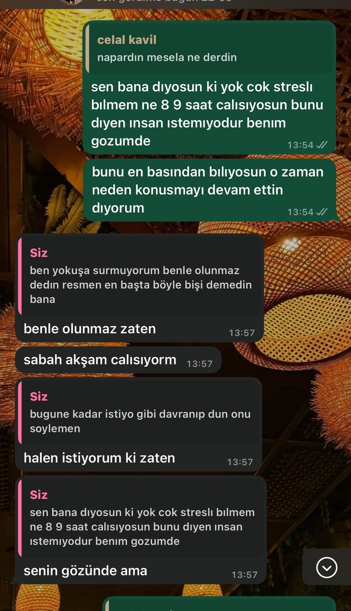 Sızce yazayım mı?