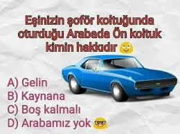 Arabanın ön koltuğuna annesini, arka koltuğa eşini oturtan erkek güven verir mi?