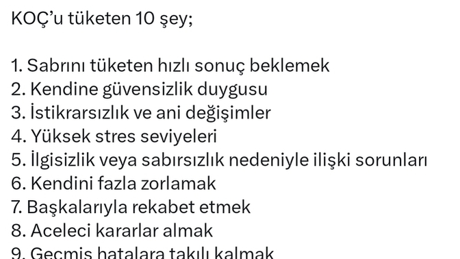 Burcunuza göre sizi tüketen 10 şey nedir? Öğrenmek ister misiniz?